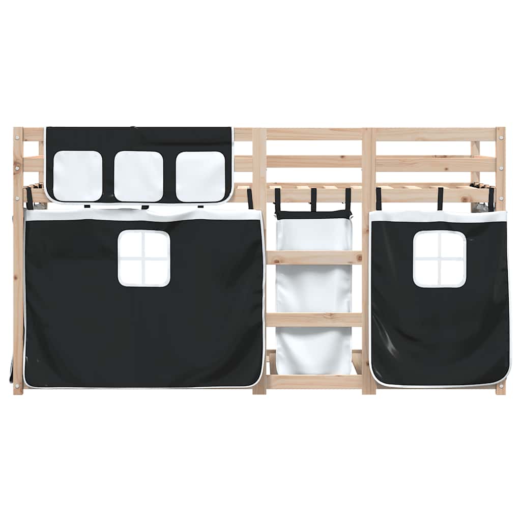 Stapelbed Zonder Matras Massief Grenenhout