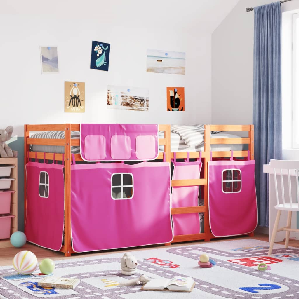 Stapelbed Zonder Matras Massief Grenenhout