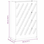 Regen Paraplu Standaard 28 X 12 X 41 Cm Staal