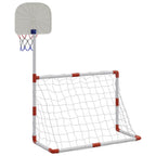 Kindervoetbal- En Basketbalset Met Ballen 98X50X70 Cm