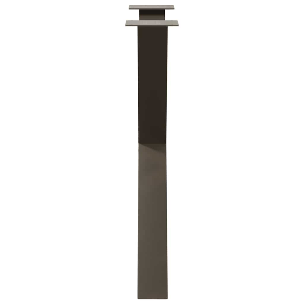 Eettafelpoten X-Vormig 70X(72-73) Cm Staal Naturel