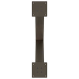 Eettafelpoten X-Vormig 70X(72-73) Cm Staal Naturel