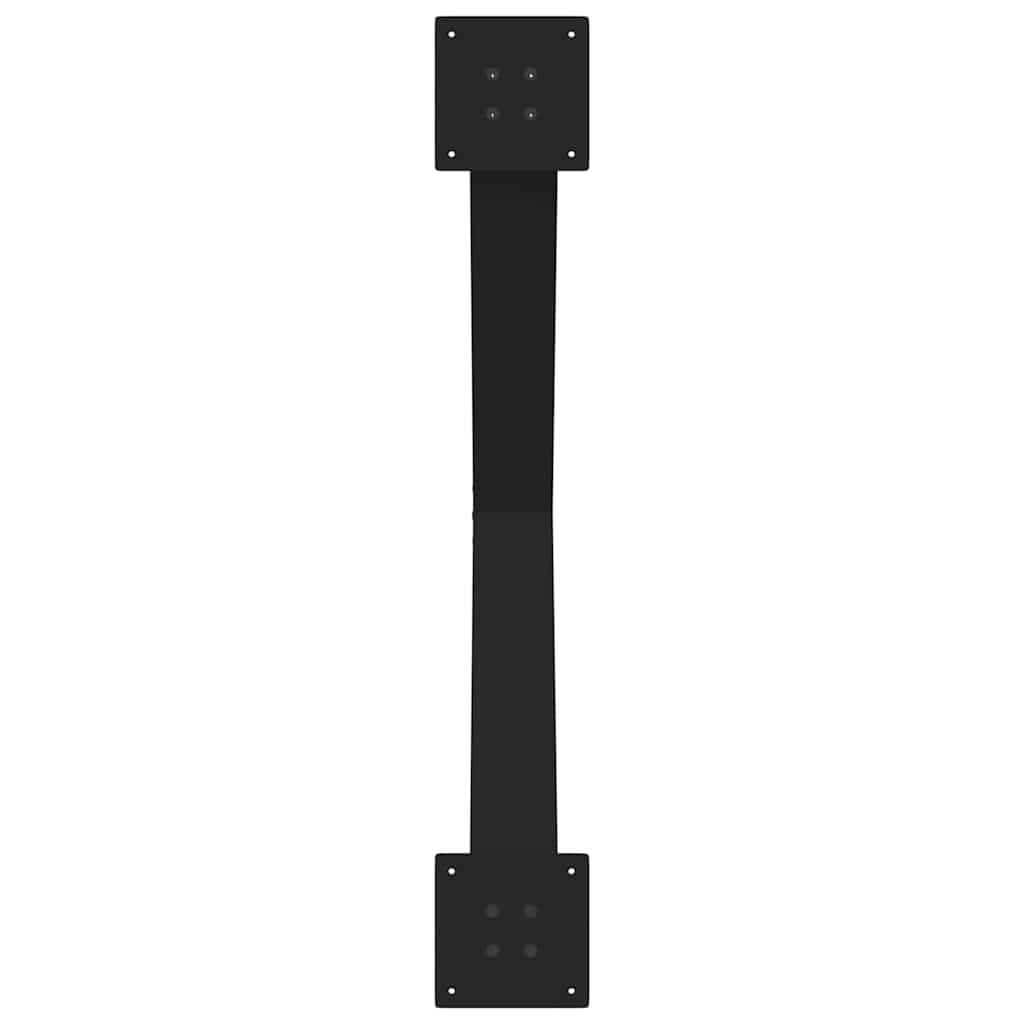 Eettafelpoten X-Vormig 90X(72-73) Cm Staal Zwart