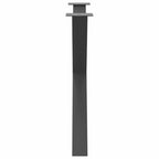 Eettafelpoten X-Vormig 90X(72-73) Cm Staal Antraciet