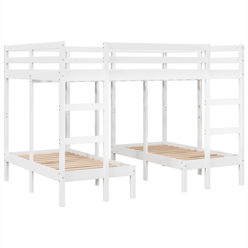 Stapelbed 3-Voudig Grenenhout