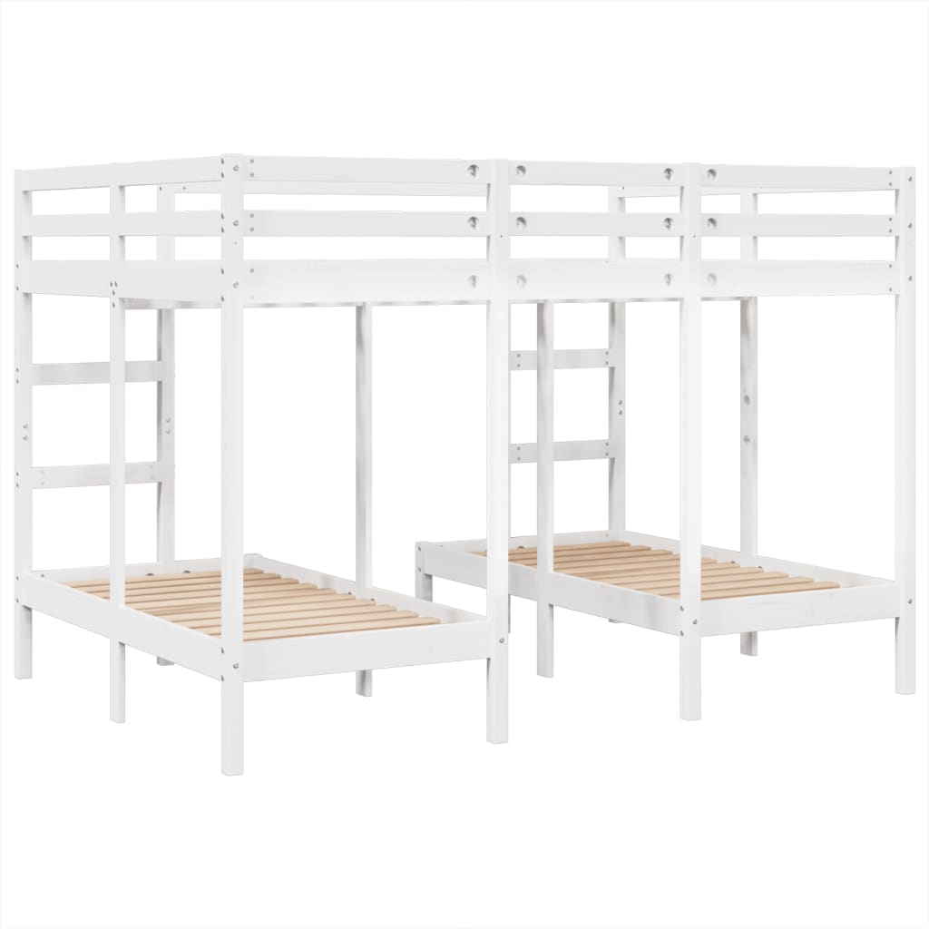 Stapelbed 3-Voudig Grenenhout