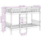 Stapelbed Massief Grenenhout