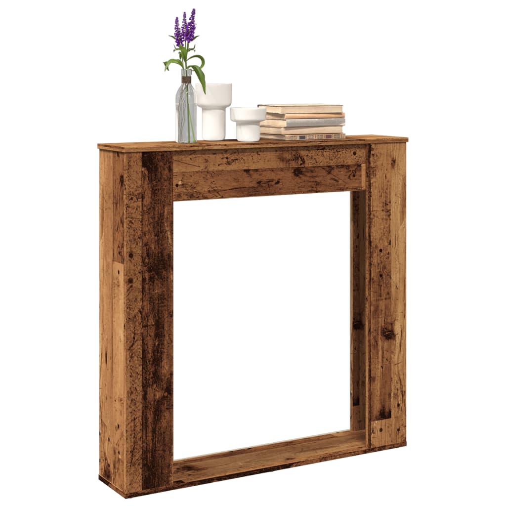 Haardombouw 100X20X100 Cm Bewerkt Hout