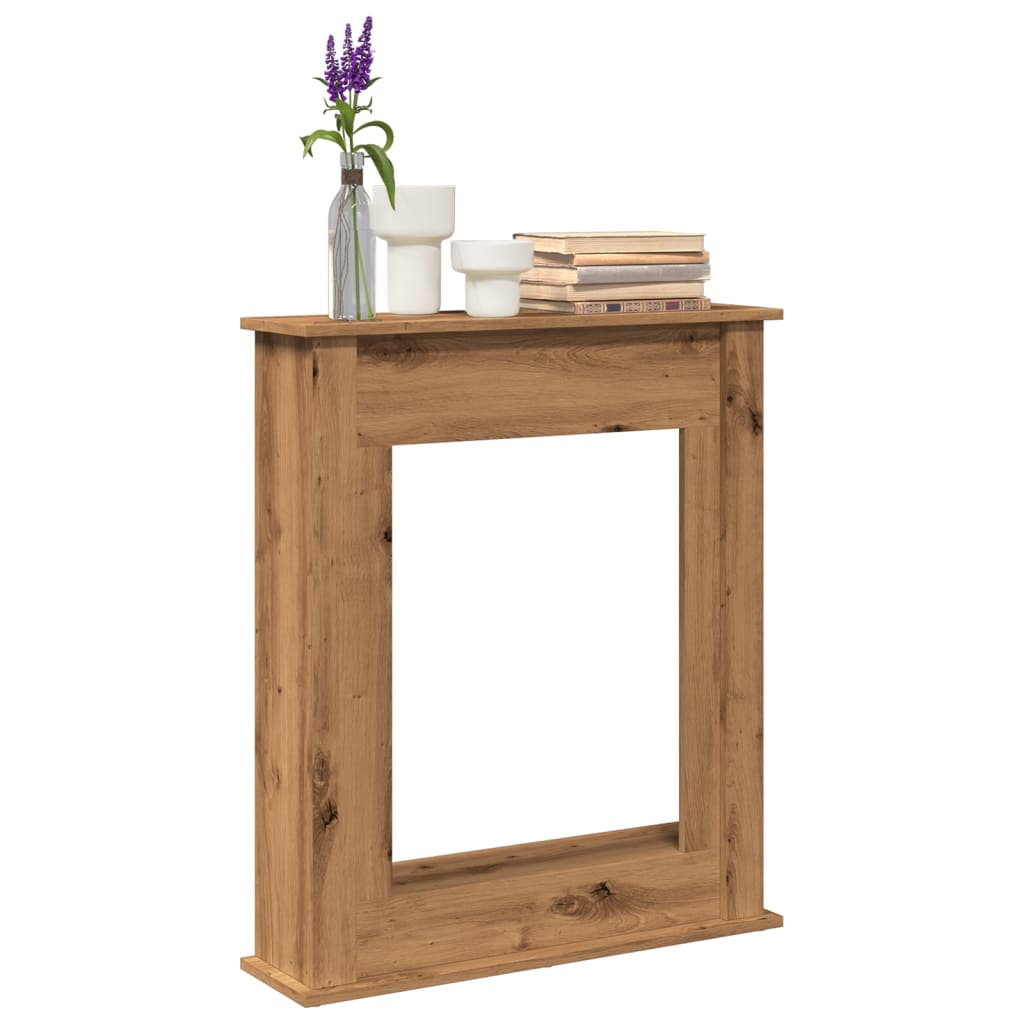 Haardombouw 75X20X87,5 Cm Bewerkt Hout