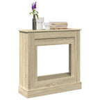Haardombouw 90X30X90 Cm Bewerkt Hout Kleurig
