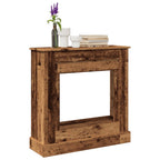 Haardombouw 90X30X90 Cm Bewerkt Hout Kleurig