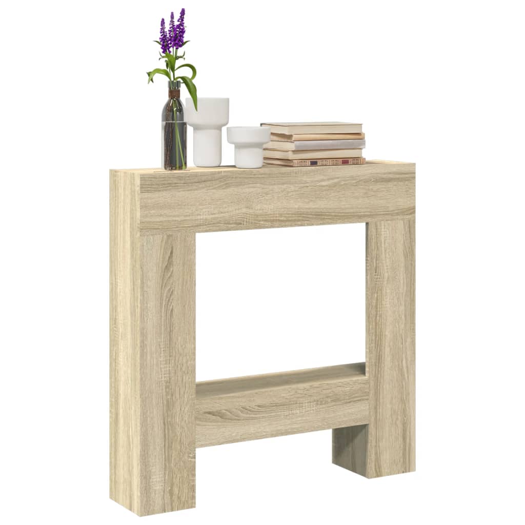 Haardombouw 81X18X82 Cm Bewerkt Hout