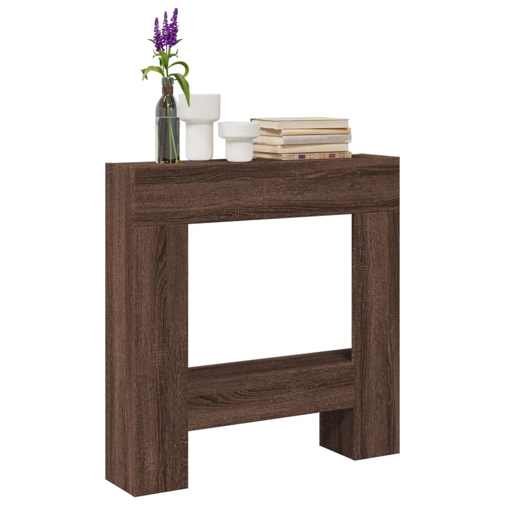 Haardombouw 81X18X82 Cm Bewerkt Hout