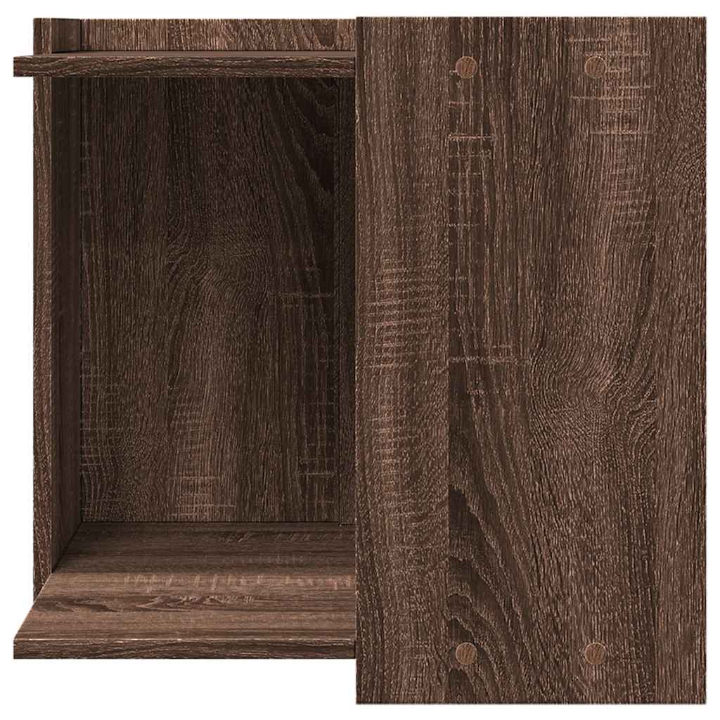 Kattenbakkast Bewerkt Hout Kleurig