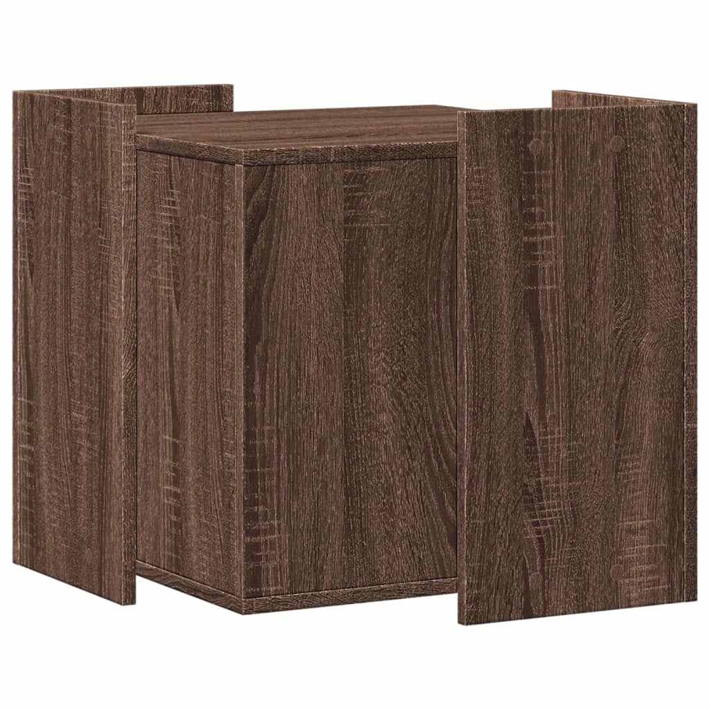 Kattenbakkast Bewerkt Hout Kleurig