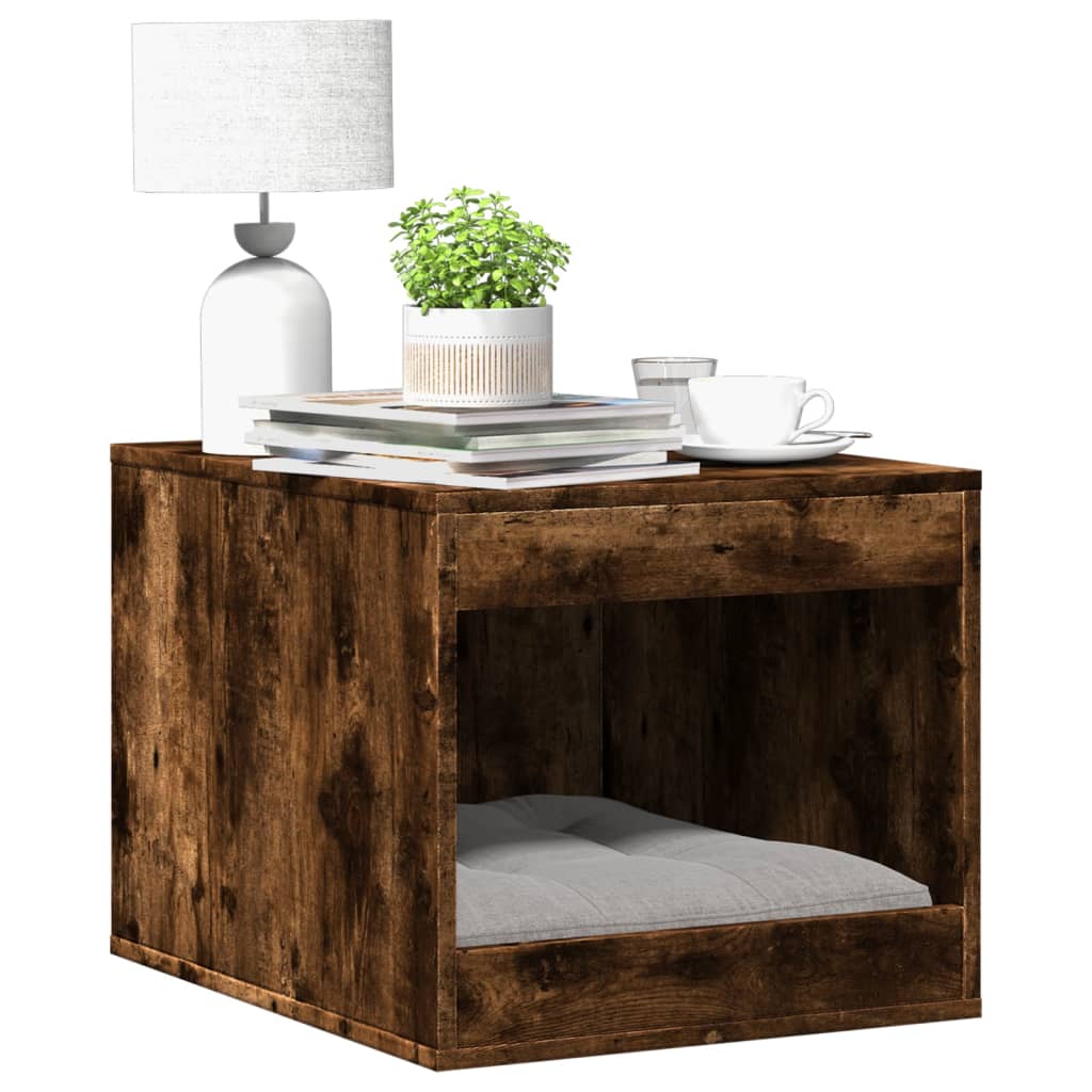 Kattenbakkast 47X59X42 Cm Bewerkt Hout Kleurig
