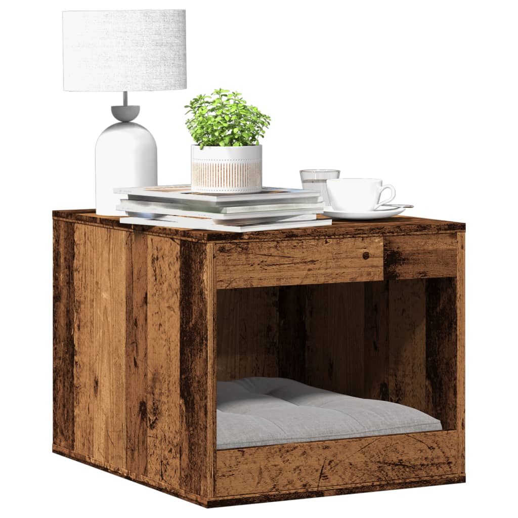 Kattenbakkast 47X59X42 Cm Bewerkt Hout Kleurig