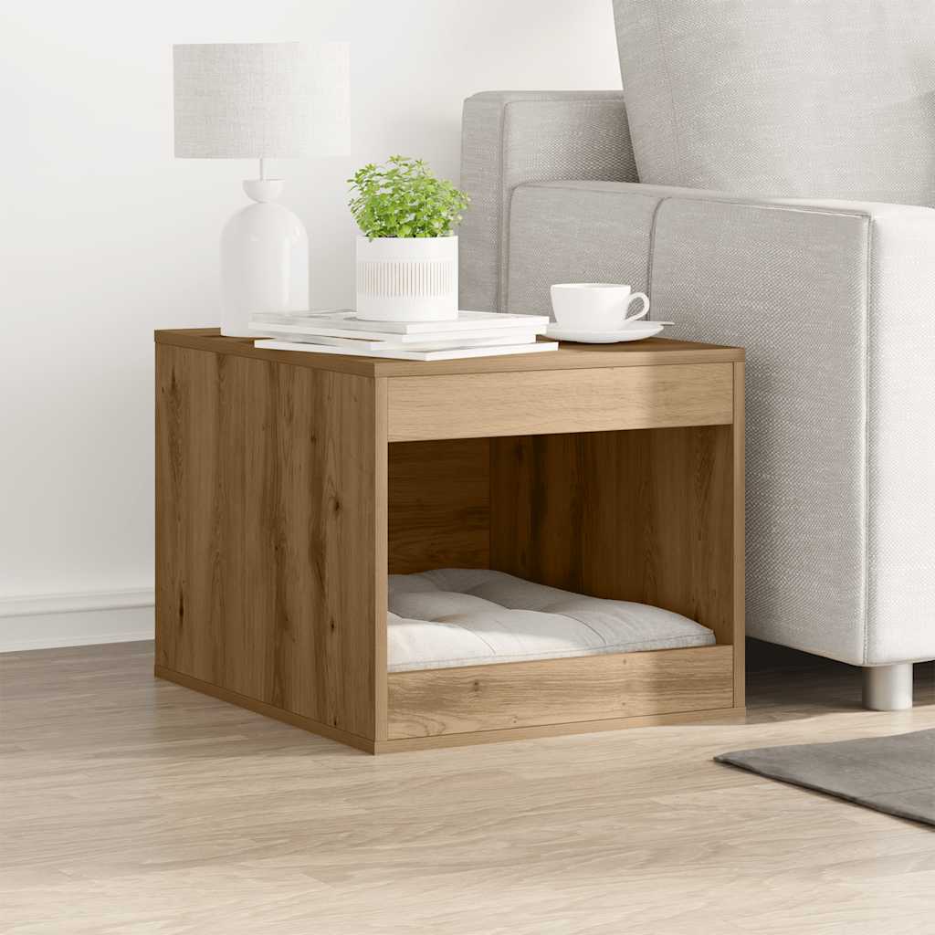 Kattenbakkast 47X59X42 Cm Bewerkt Hout Kleurig