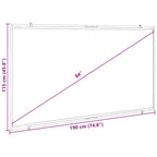 Projectiescherm Wandmontage 84 Inch 16:9
