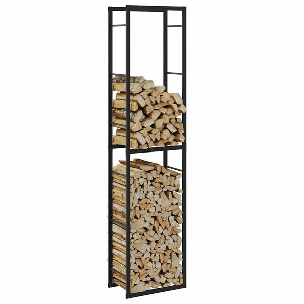 Haardhoutrek Staal Zwart - Binnen & Buiten Houtopslag