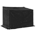 Haardhoutrek Met Regenhoes 150,5X100,5X110,5 Cm Staal