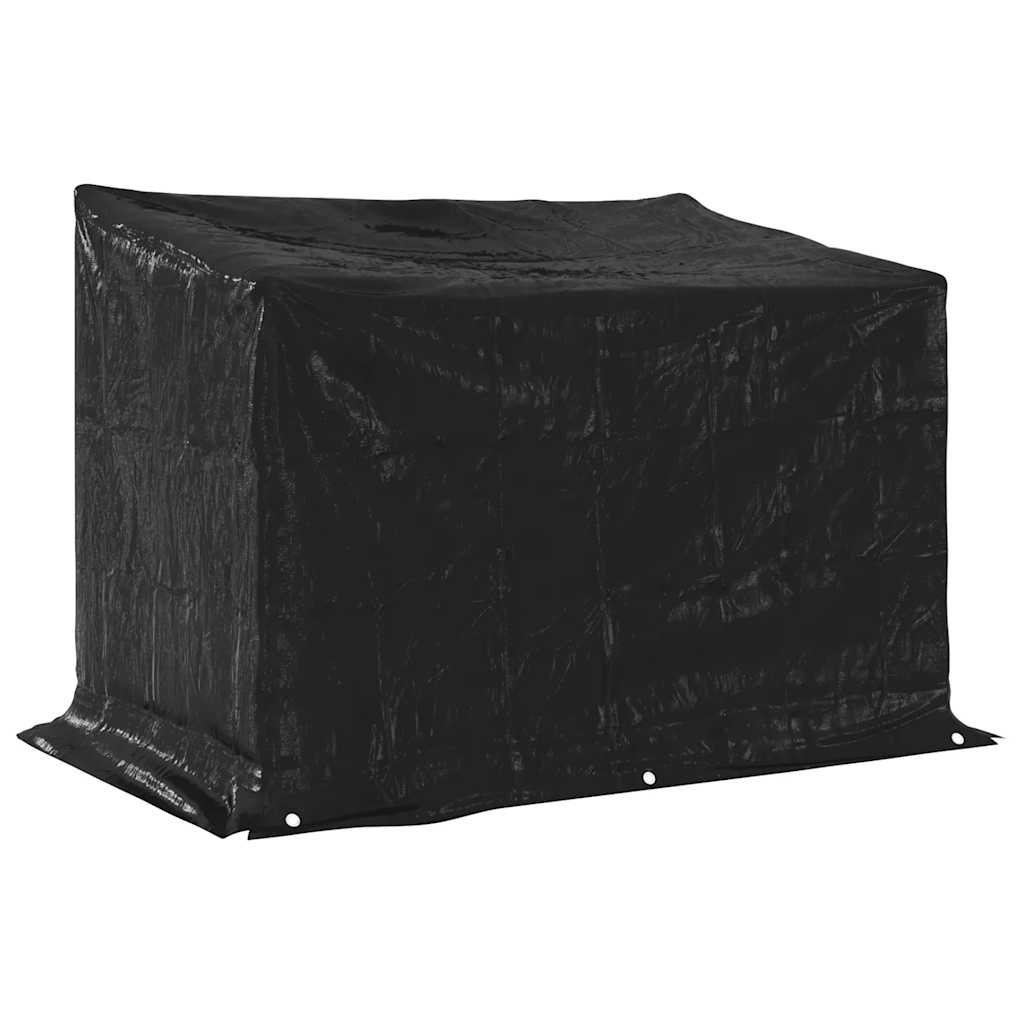 Haardhoutrek Met Regenhoes 150,5X100,5X110,5 Cm Staal