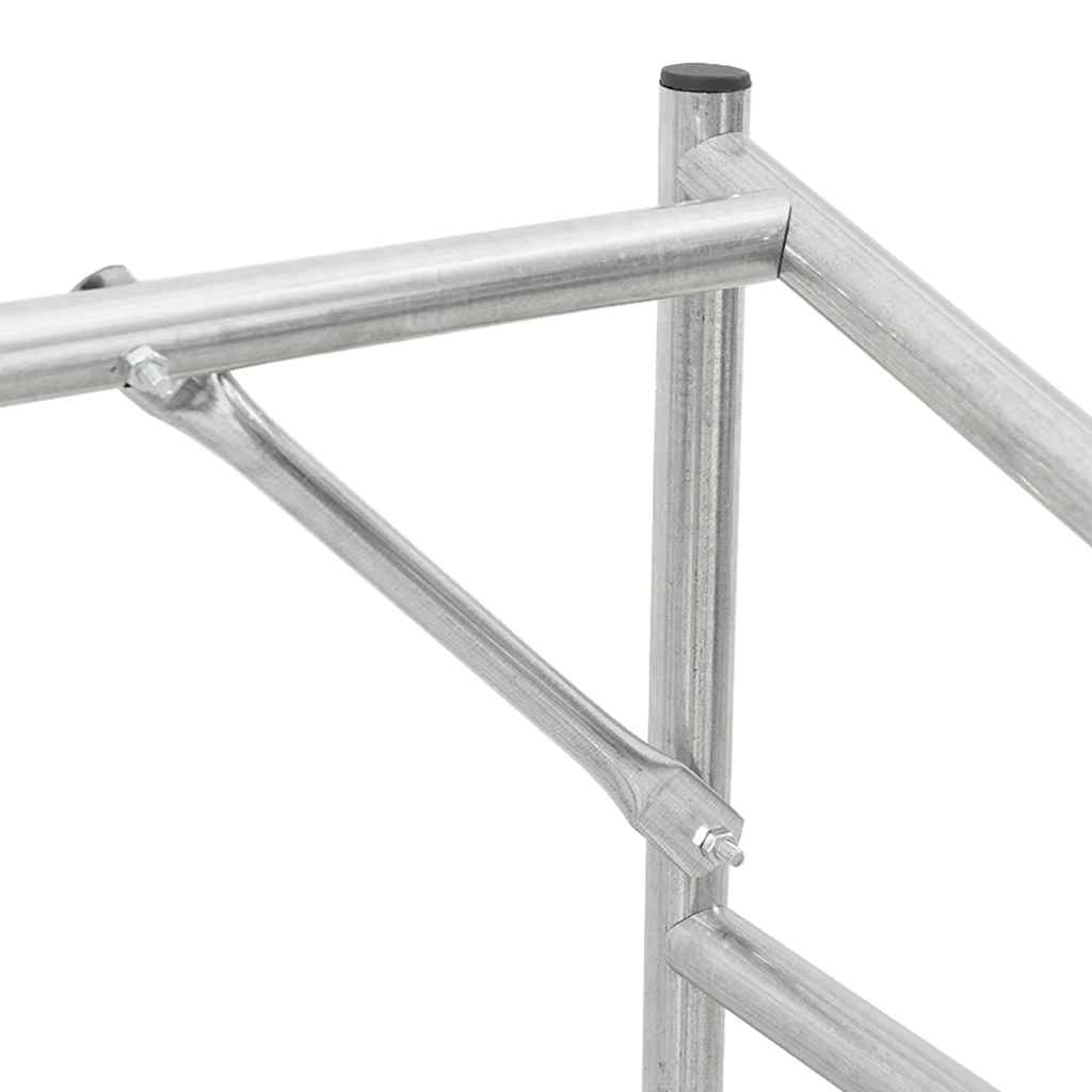 Haardhoutrek Met Regenhoes 150,5X100,5X110,5 Cm Staal