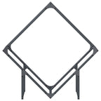 Brandhoutrek 80X25X80 Cm Koudgewalst Staal Antracietkleurig