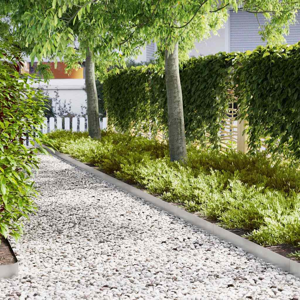 Tuinrand 30 Pcs 100 X 0,05 X 30 Cm Weervast Staal Roestig
