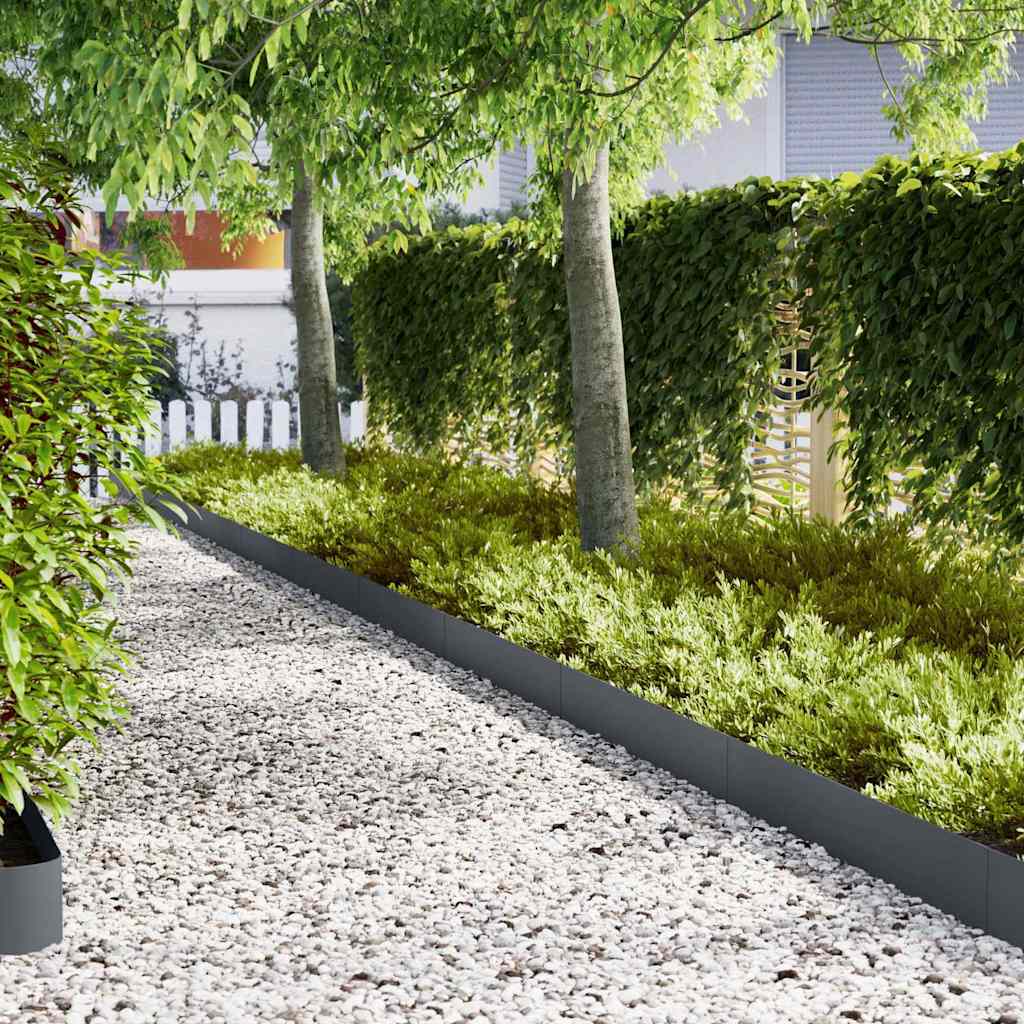 Tuinrand 30 Pcs 100 X 0,05 X 30 Cm Weervast Staal Roestig