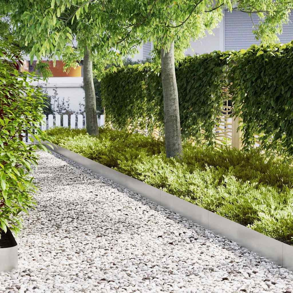Tuinrand 30 Pcs 100 X 0,05 X 30 Cm Weervast Staal Roestig