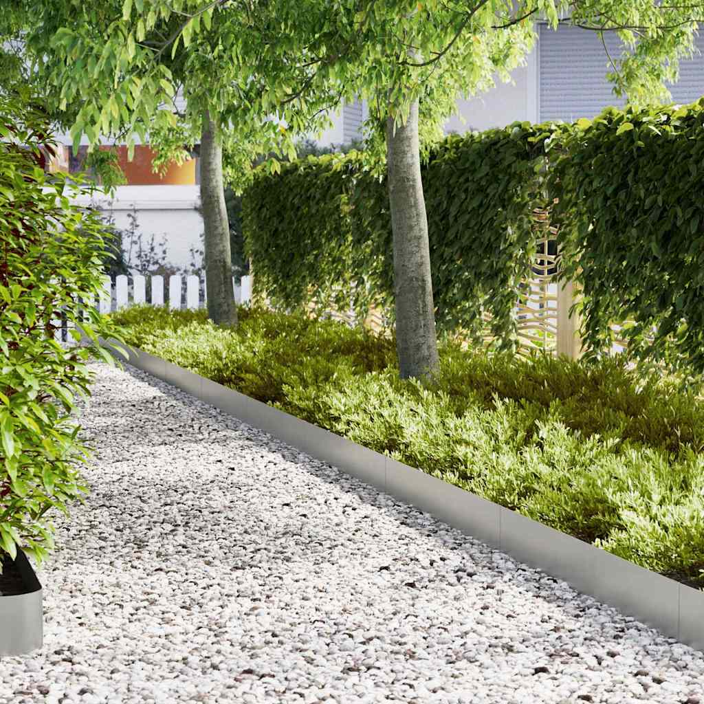 Tuinrand 30 Pcs 100 X 0,05 X 30 Cm Weervast Staal Roestig
