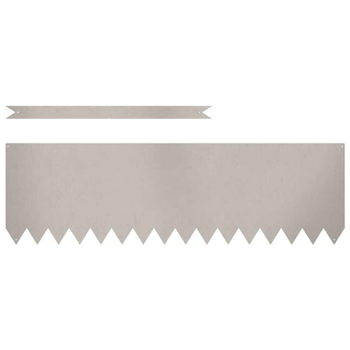 Tuinrand 30 Pcs 100 X 0,05 X 30 Cm Weervast Staal Roestig