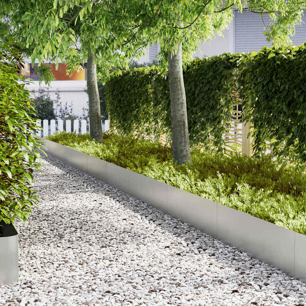 Tuinrand 30 Pcs 100 X 0,05 X 30 Cm Weervast Staal Roestig