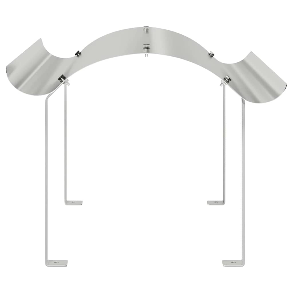 Schoorsteenkap Zilver 59,5 X 50 X 36,5 Cm Roestvrij Staal
