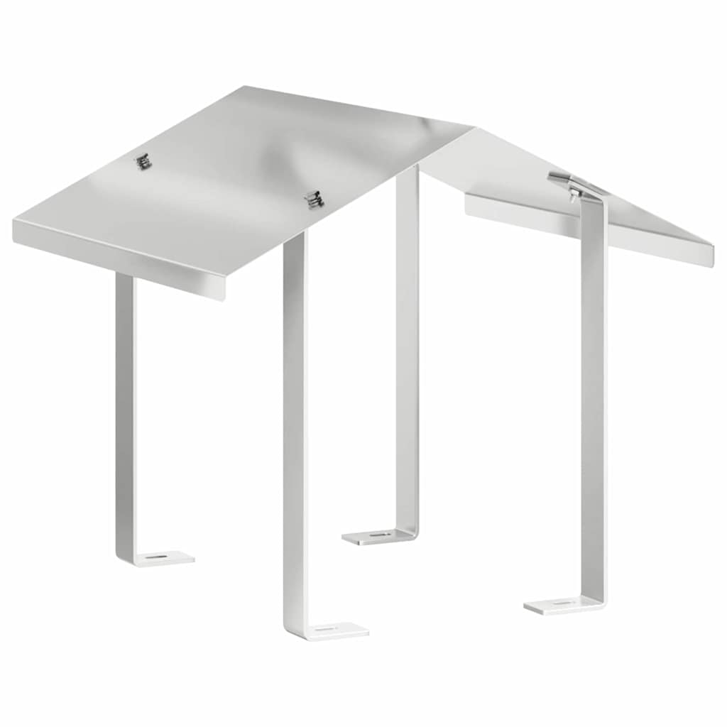 Rookkap Zilver 40 X 40 X 37,5 Cm Roestvrij Staal