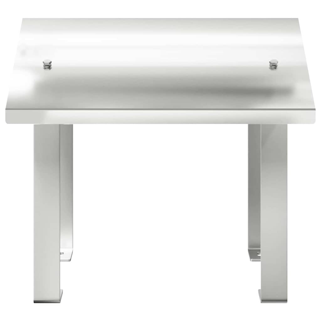 Rookkap Zilver 40 X 40 X 37,5 Cm Roestvrij Staal
