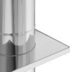 Schouw Verlenging Zilver 25 X 25 X 82 Cm Roestvrij Staal