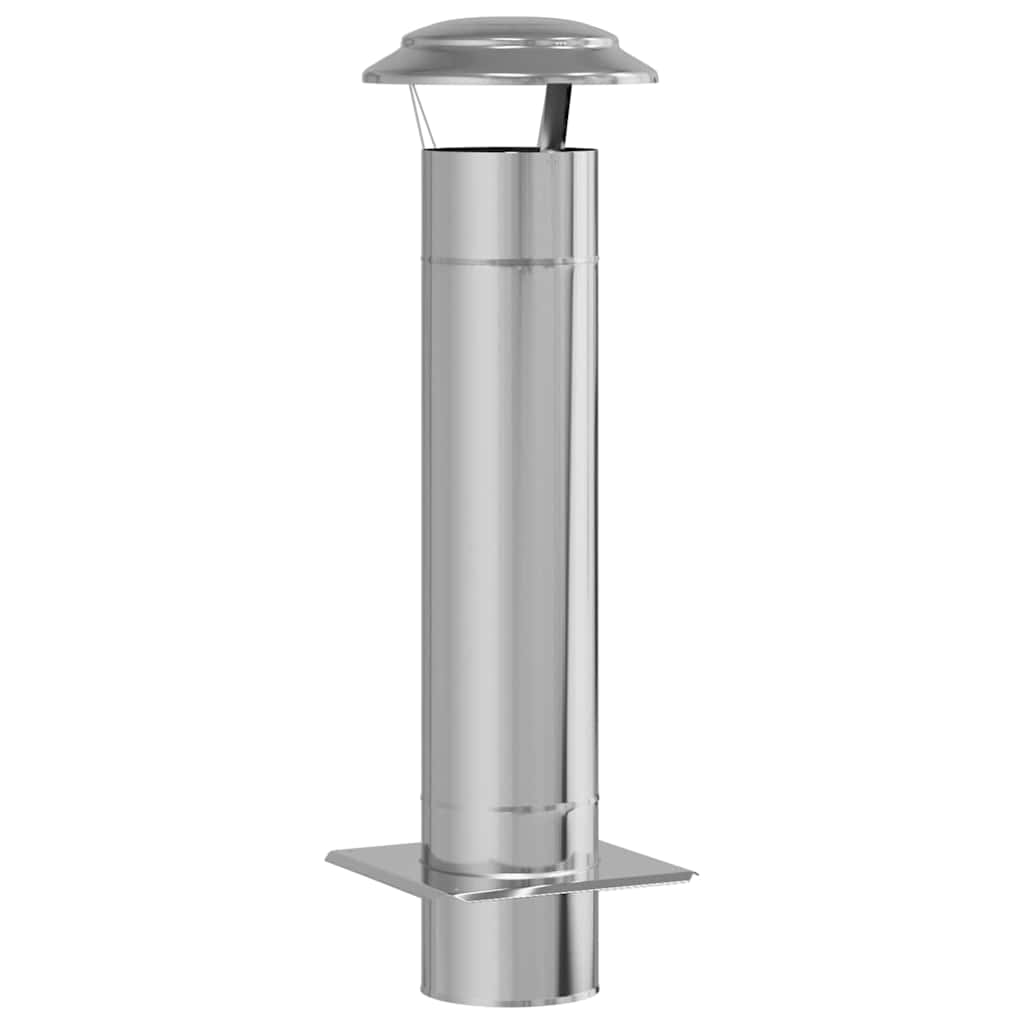Schouw Verlenging Zilver 25 X 25 X 82 Cm Roestvrij Staal