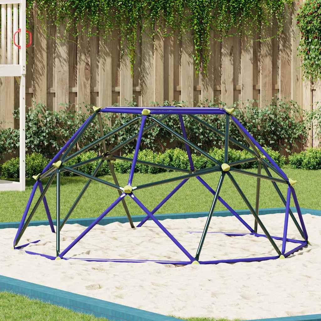 Klimdome Voor Kinderen Blauw 6Ft Zonder Slide Staal