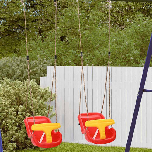 Babyschommel 2 Pcs Rood 36 X 43 X 42 Cm Kunststof