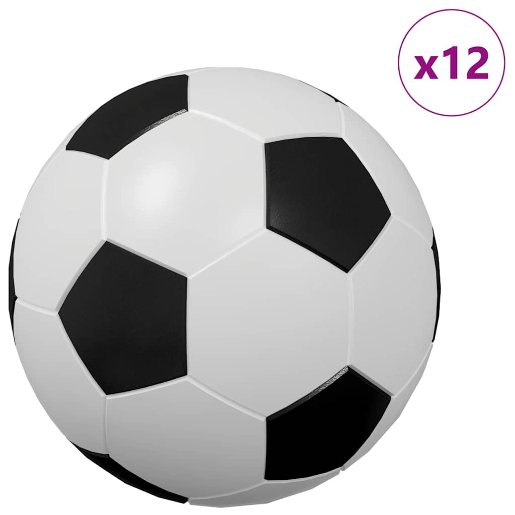 Tafel Voetballen 12 St Wit 3,6 X 3,6 Cm Polypropyleen