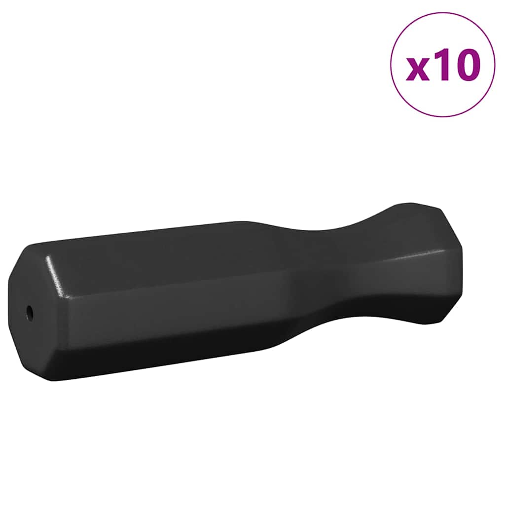 Tafelvoetbalhandvatten 10 St Zwart 3,1 X 3,1 X 17,8 Cm Pp