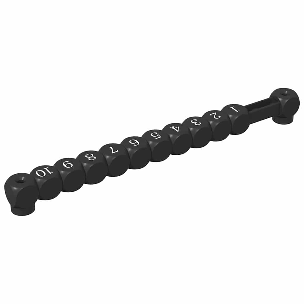 Voetbaltafel Tellers 2 St Zwart 30 X 2,2 X 2,9 Cm Hips