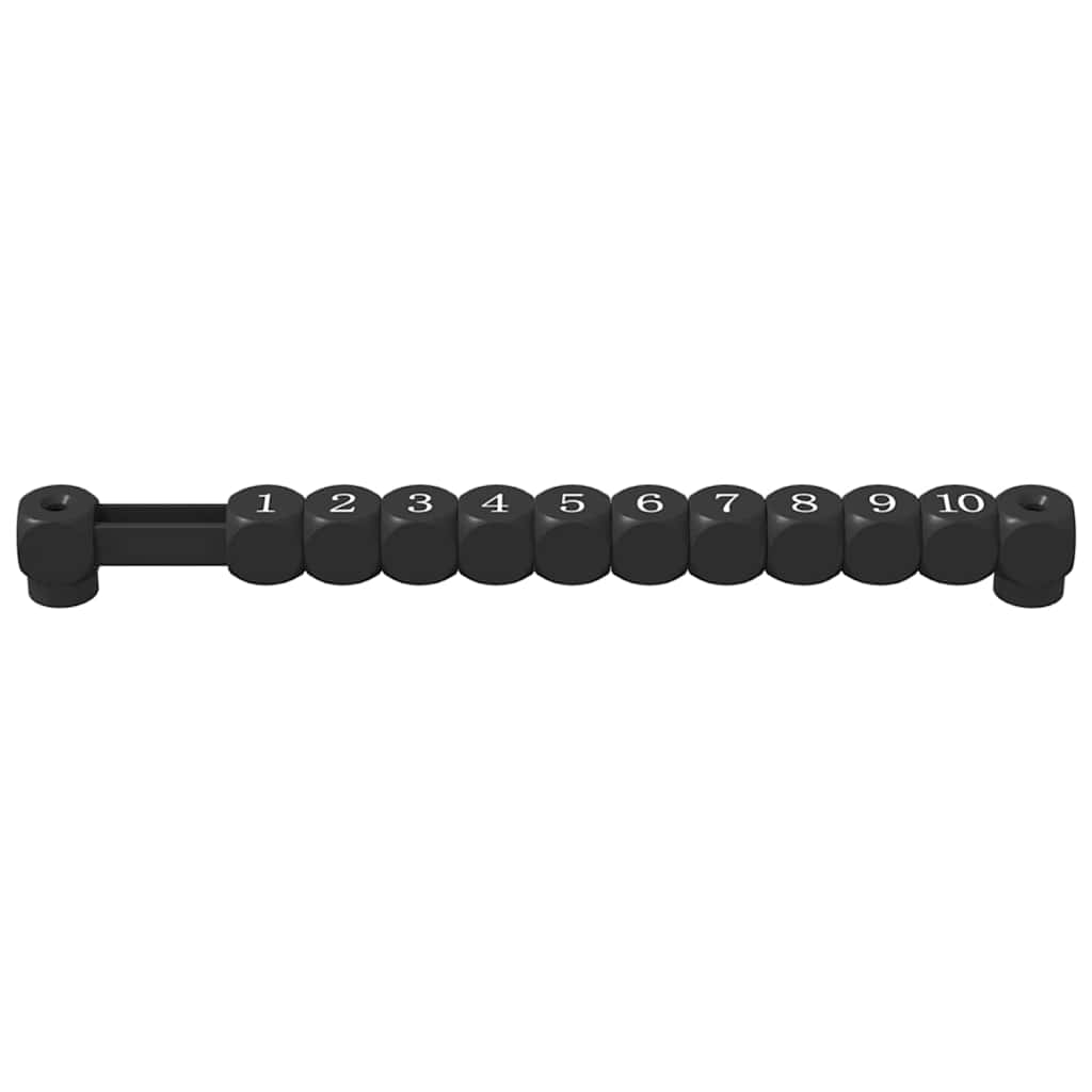 Voetbaltafel Tellers 2 St Zwart 30 X 2,2 X 2,9 Cm Hips