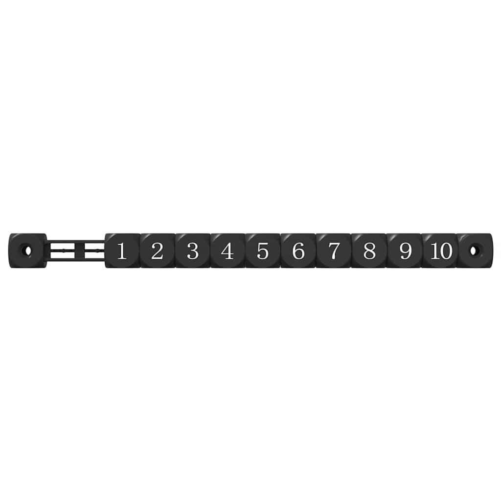 Voetbaltafel Tellers 2 St Zwart 30 X 2,2 X 2,9 Cm Hips