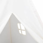 Teepee Tent Wit 120 X 120 X 150 Cm Stof En Plastic