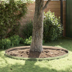 Tuinrand 4 Pcs 450 X 0,05 X 25 Cm Weervast Staal Roestig