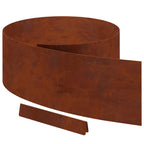 Tuinrand 4 Pcs 450 X 0,05 X 25 Cm Weervast Staal Roestig