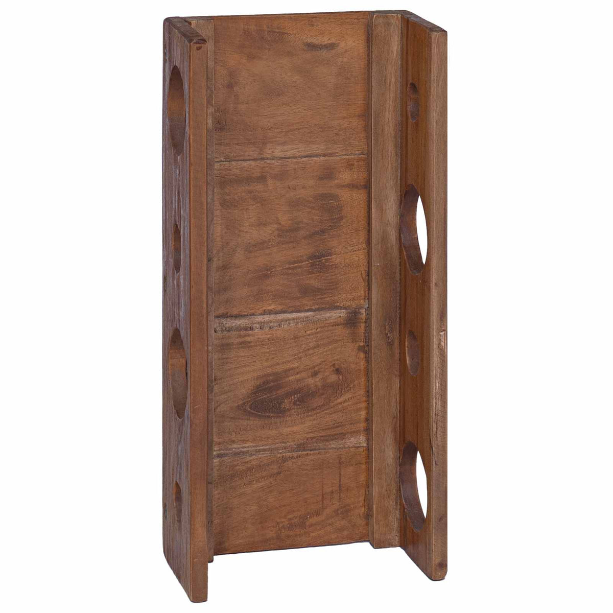 Rek Bruin 24 X 13 X 54 Cm Massief Mahoniehout